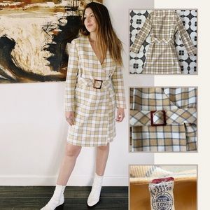 [SOLD] Vintage Patterned Dress with ILGWU Union Label 🤎